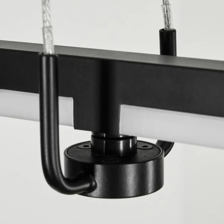 Suspension Chlak LED Noir, 3 lumières, Télécommandes