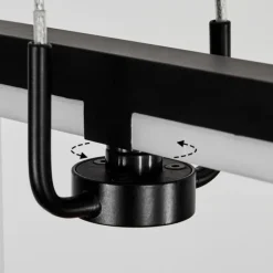 Suspension Chlak LED Noir, 3 lumières, Télécommandes