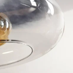 Suspension Coapilla Noir, 6 lumières