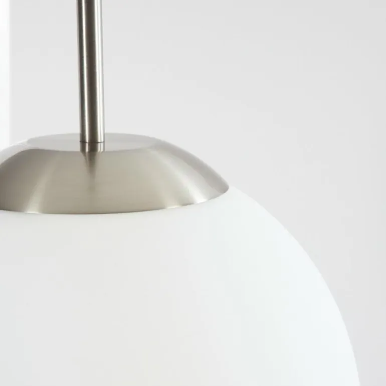 Suspension Cochuna Nickel mat, 1 lumière