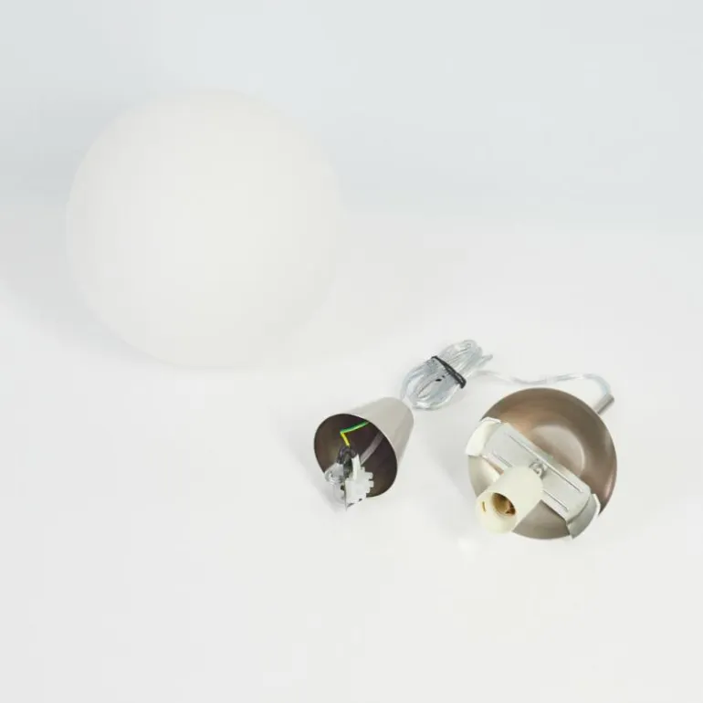 Suspension Cochuna Nickel mat, 1 lumière