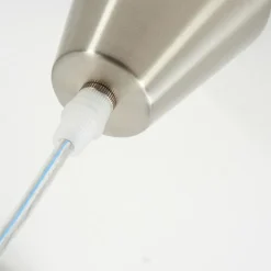 Suspension Cochuna Nickel mat, 1 lumière