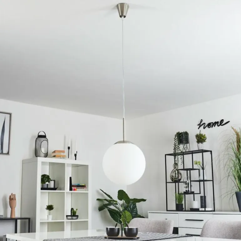 Suspension Cochuna Nickel mat, 1 lumière