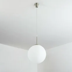 Suspension Cochuna Nickel mat, 1 lumière