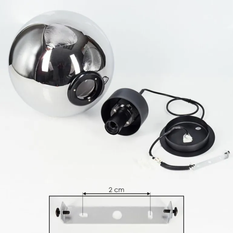 Suspension Cumuato Noir, 1 lumière