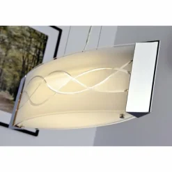 Suspension Datong LED Aluminium, Chrome, 1 lumière