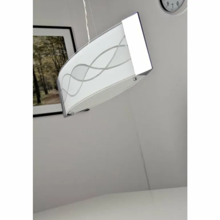 Suspension Datong LED Aluminium, Chrome, 1 lumière