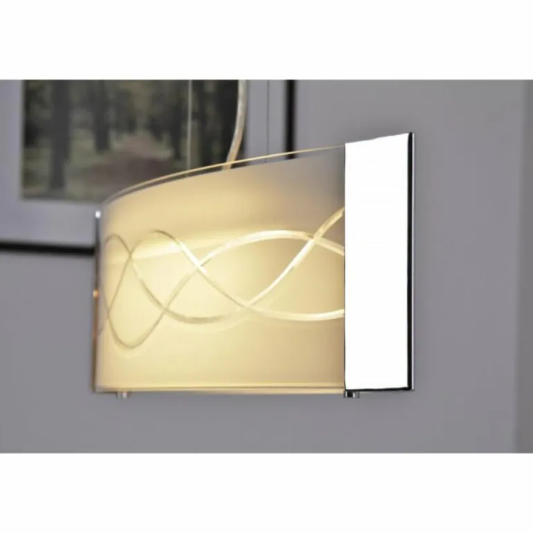 Suspension Datong LED Aluminium, Chrome, 1 lumière