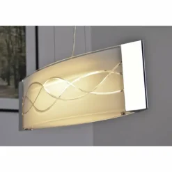 Suspension Datong LED Aluminium, Chrome, 1 lumière