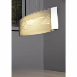 Suspension Datong LED Aluminium, Chrome, 1 lumière
