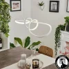 Suspension Dauntey LED Blanc, 1 lumière
