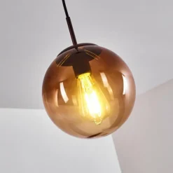 Suspension Degevos Brun, 1 lumière