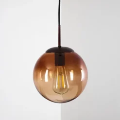 Suspension Degevos Brun, 1 lumière