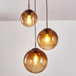 Suspension Degevos Brun, 3 lumières