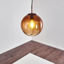 Suspension Degevos Brun, 1 lumière