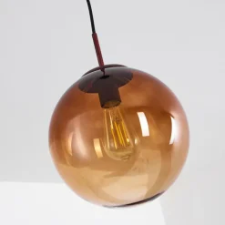 Suspension Degevos Brun, 1 lumière