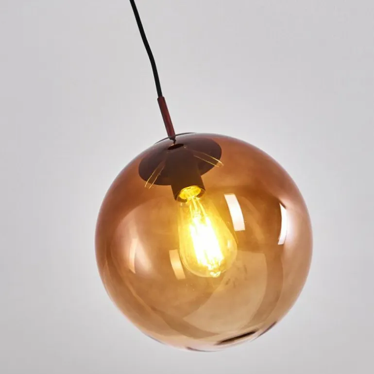 Suspension Degevos Brun, 1 lumière