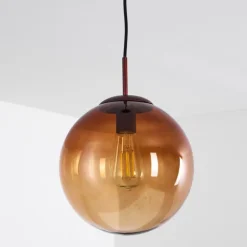 Suspension Degevos Brun, 1 lumière