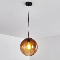 Suspension Degevos Brun, 1 lumière