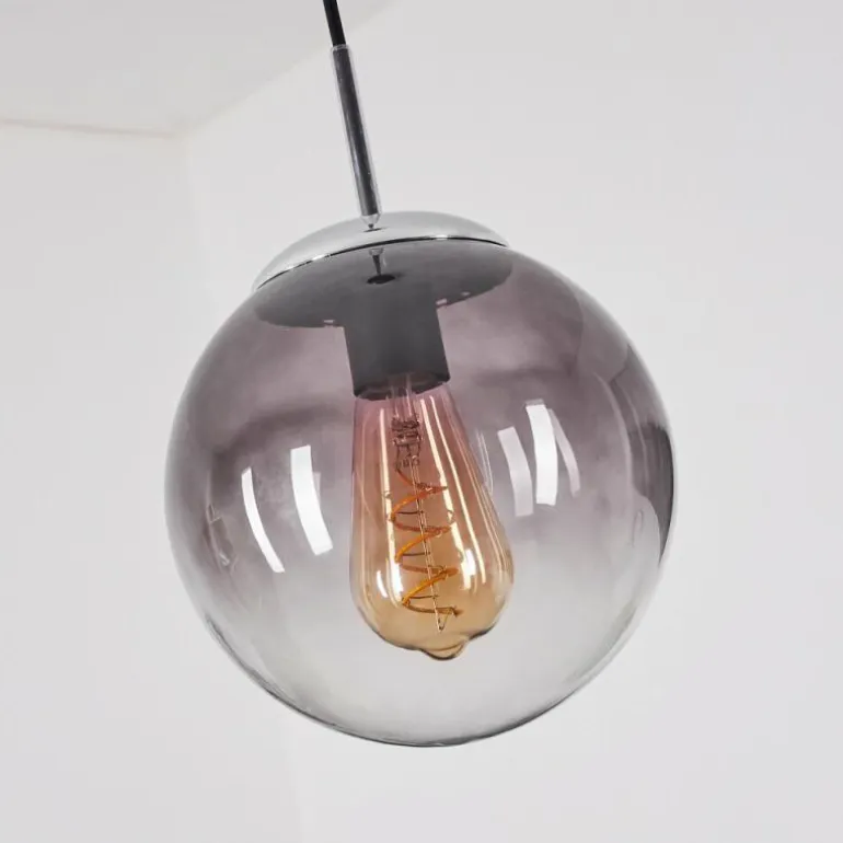 Suspension Degevos Chrome, 1 lumière