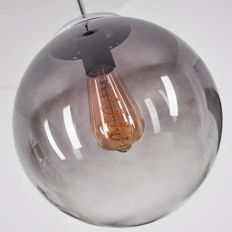 Suspension Degevos Chrome, 1 lumière