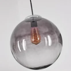 Suspension Degevos Chrome, 1 lumière