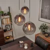 Suspension Degevos Gris, 3 lumières