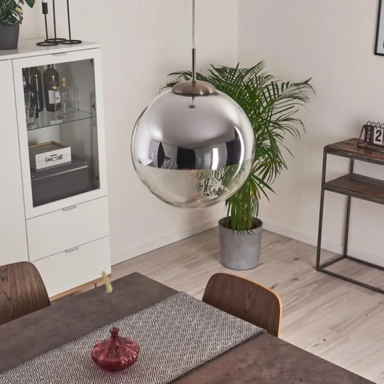 Suspension Degevos Nickel mat, 1 lumière