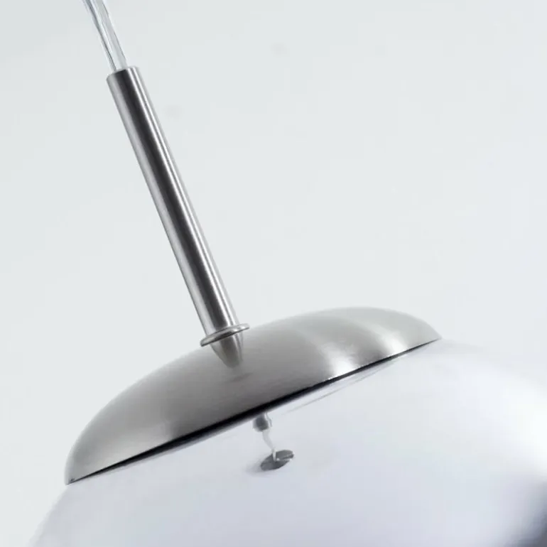 Suspension Degevos Nickel mat, 1 lumière