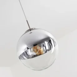 Suspension Degevos Nickel mat, 1 lumière