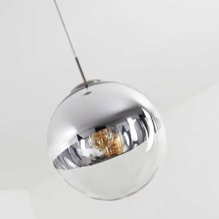 Suspension Degevos Nickel mat, 1 lumière