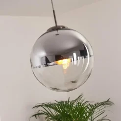 Suspension Degevos Nickel mat, 1 lumière