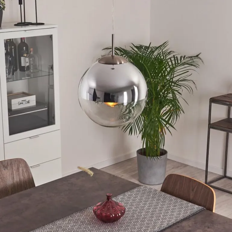 Suspension Degevos Nickel mat, 1 lumière