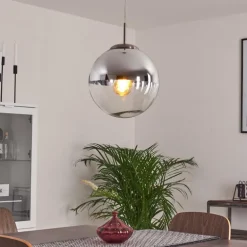 Suspension Degevos Nickel mat, 1 lumière