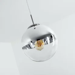 Suspension Degevos Nickel mat, 1 lumière