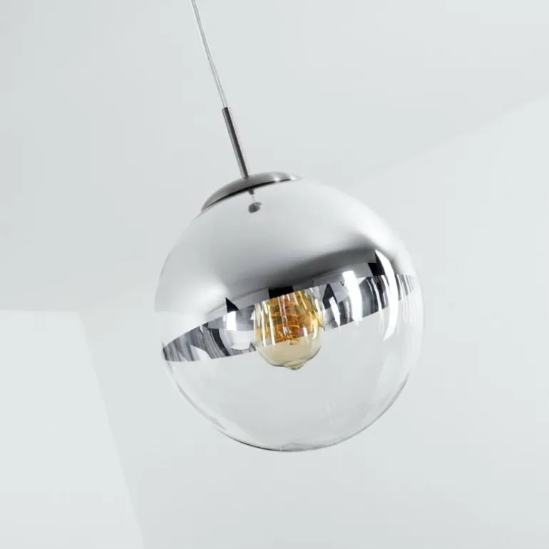 Suspension Degevos Nickel mat, 1 lumière