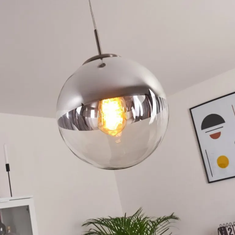 Suspension Degevos Nickel mat, 1 lumière