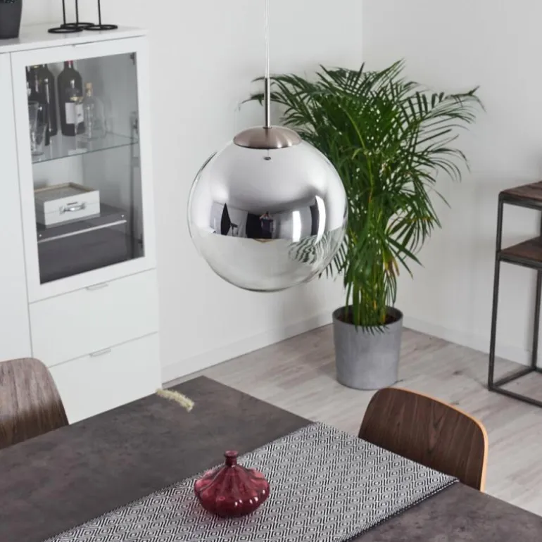 Suspension Degevos Nickel mat, 1 lumière