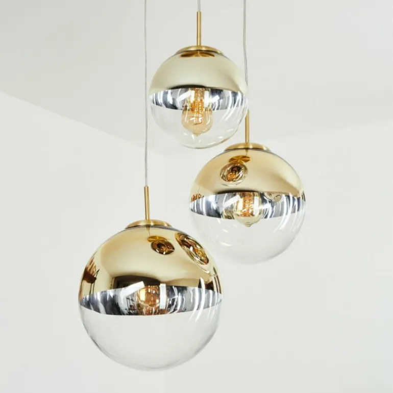 Suspension Degevos Or, 3 lumières