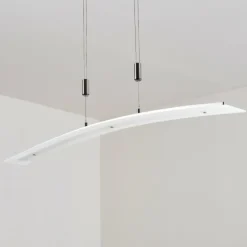 Suspension Delaware LED Argenté, 1 lumière