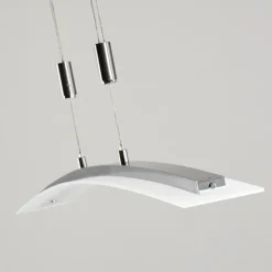 Suspension Delaware LED Argenté, 1 lumière