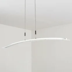 Suspension Delaware LED Argenté, 1 lumière