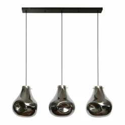 Suspension Dent Anthracite, 3 lumières