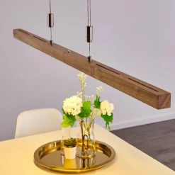 Suspension Deshka LED Argenté, 1 lumière
