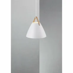 Suspension Design For The People by Nordlux STRAP36 Blanc, 1 lumière