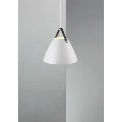 Suspension Design For The People by Nordlux STRAP36 Blanc, 1 lumière