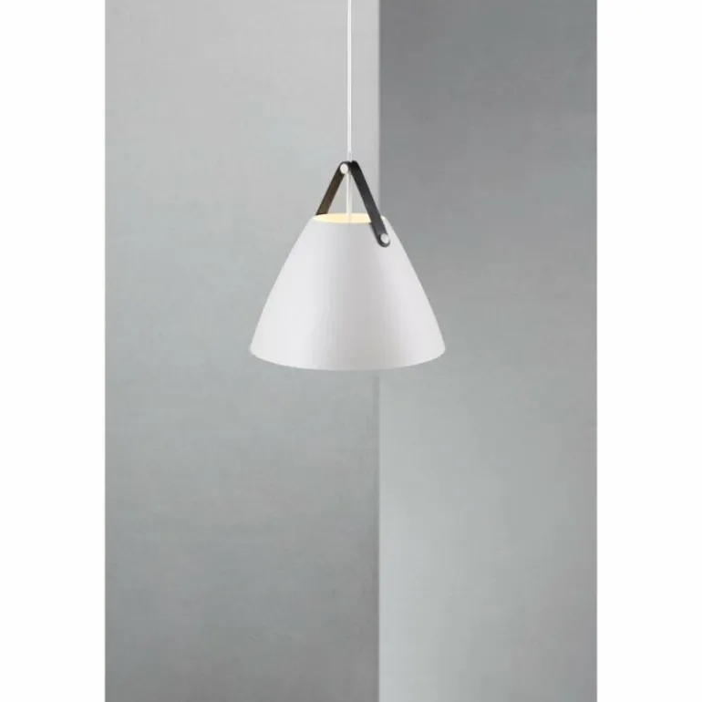 Suspension Design For The People by Nordlux STRAP36 Blanc, 1 lumière