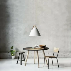 Suspension Design For The People by Nordlux STRAP48 Blanc, 1 lumière