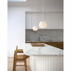 Suspension Design For The People by Nordlux NAVONE Laiton, Blanc, 1 lumière