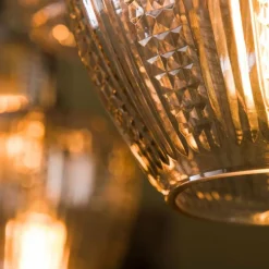 Suspension Diamond Anthracite, 5 lumières